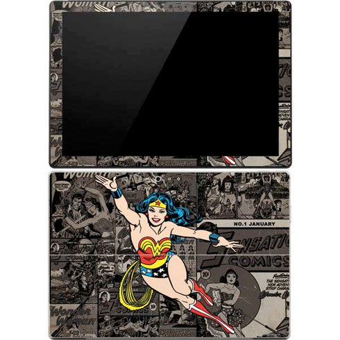 DC Comics Wonder Woman Vintage pose pattern Surface Pro 4 Skin